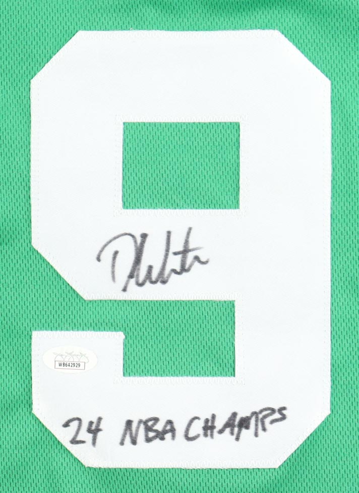 Derrick White Signed Jersey Inscribed "24 NBA Champs" (JSA) at PristineAuction.com Derrick White Signed Jersey Inscribed "24 NBA Champs" (JSA) at PristineAuction.com