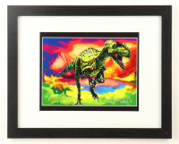 "Allosaurus" LE Custom Framed Lithograph Art Print Display by Anthony Douglas (Douglas) at PristineAuction.com
