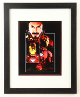 "Iron Man" LE Custom Framed Lithograph Art Print Display by Anthony Douglas (Douglas) at PristineAuction.com
