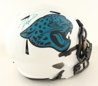 Travis Etienne Signed Jaguars Full-Size Lunar Eclipse Alternate Speed Helmet With Visor (Beckett) at PristineAuction.com