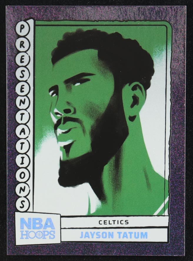 Jayson Tatum 2024-25 Hoops Presentations #4 at PristineAuction.com Jayson Tatum 2024-25 Hoops Presentations #4 at PristineAuction.com