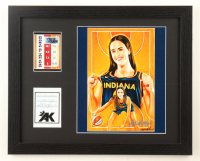 "Caitlin Clark" LE Fever Custom Framed Lithograph Print Display Signed by Anthony Douglas (Douglas) at PristineAuction.com