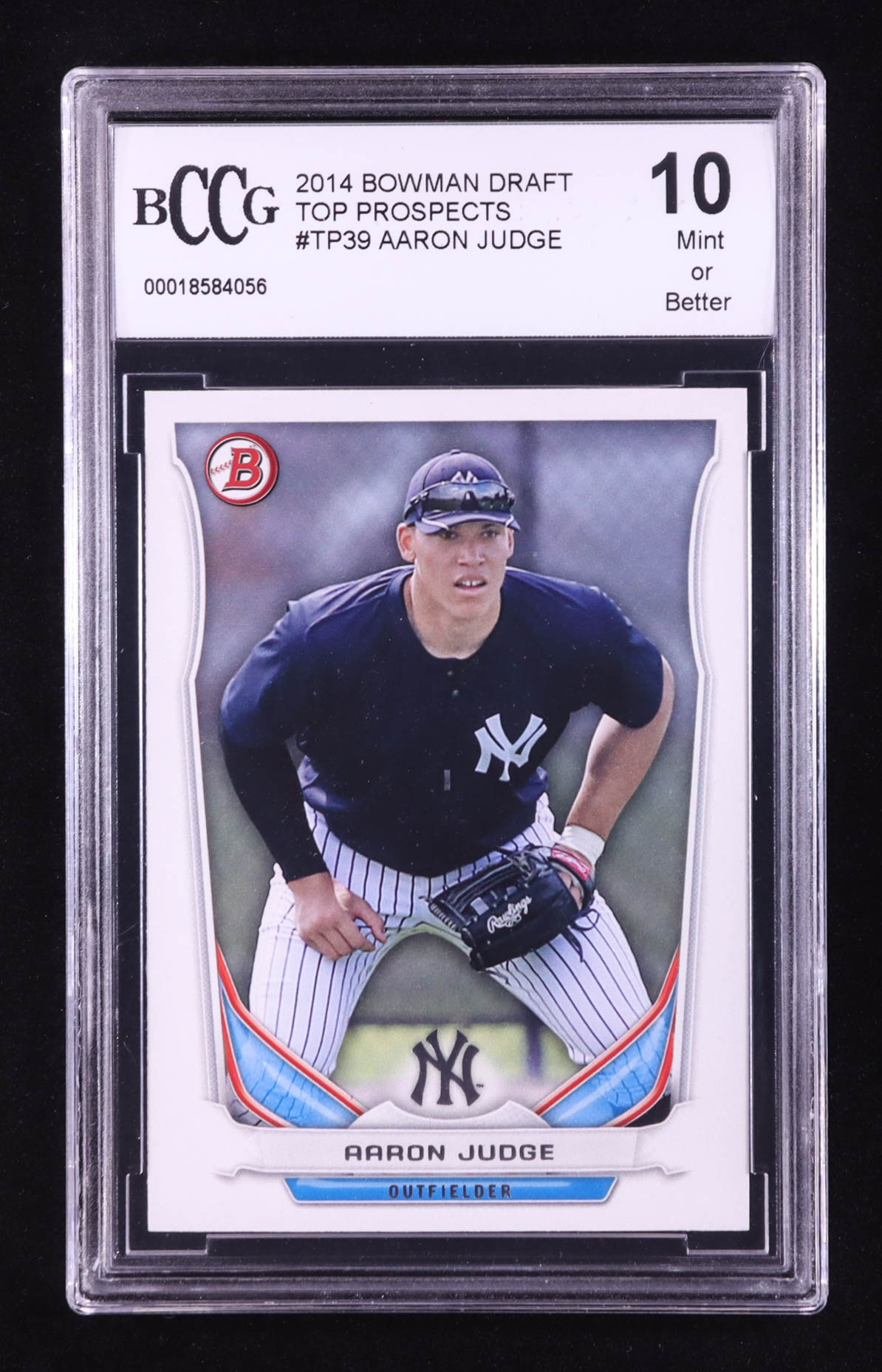 Aaron Judge 2014 Bowman Draft Top Prospects #TP39 RC (BCCG 10) at PristineAuction.com Aaron Judge 2014 Bowman Draft Top Prospects #TP39 RC (BCCG 10) at PristineAuction.com