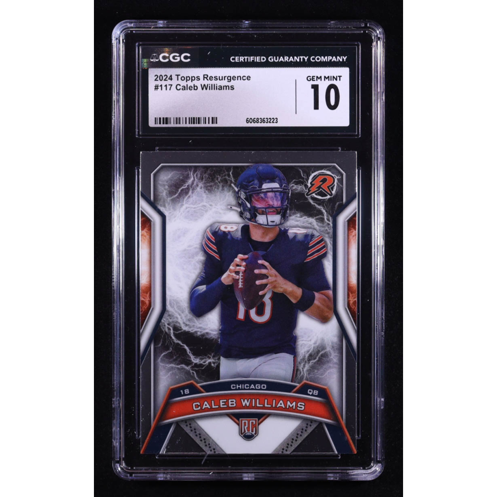 Caleb Williams 2024 Topps Resurgence #117 RC (CGC 10) at PristineAuction.com