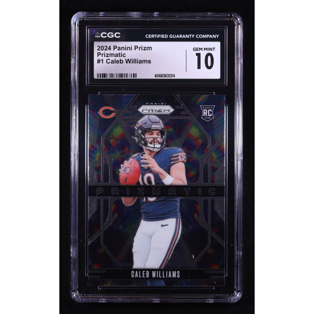 Caleb Williams 2024 Panini Prizm Prizmatic #1 RC (CGC 10) at PristineAuction.com Caleb Williams 2024 Panini Prizm Prizmatic #1 RC (CGC 10) at PristineAuction.com