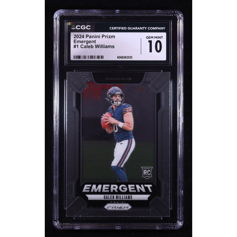 Caleb Williams 2024 Panini Prizm Emergent #1 RC (CGC 10) at PristineAuction.com