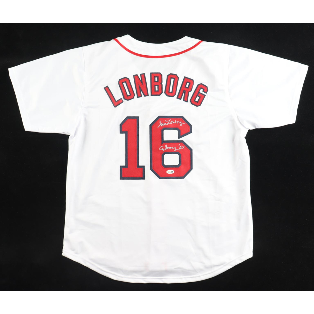 Jim Lonborg Signed Jersey Inscribed "CY Young '67" (JSA) at PristineAuction.com