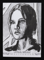 Jyn Erso 2020 Topps Star Wars Masterwork Sketch Card Dan Gorman #NNO at PristineAuction.com