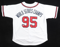1995 World Series Champions Jersey Signed By (6) With Dave Justice, Steve Avery, Mark Wohlers, Kent Mercker (JSA) at PristineAuction.com