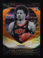 Cade Cunningham 2021-22 Panini Prizm Draft Picks Brilliance Prizms Orange Wave #1 #48/75 RC at PristineAuction.com