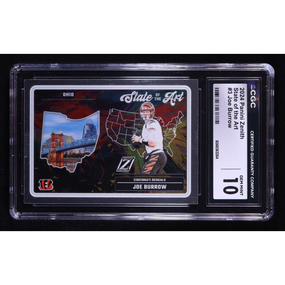 Joe Burrow 2024 Zenith State of the Art #3 (CGC 10) at PristineAuction.com