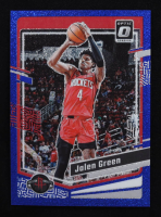 Jalen Green 2023-24 Donruss Optic Blue Glitter #151 #08/15 at PristineAuction.com