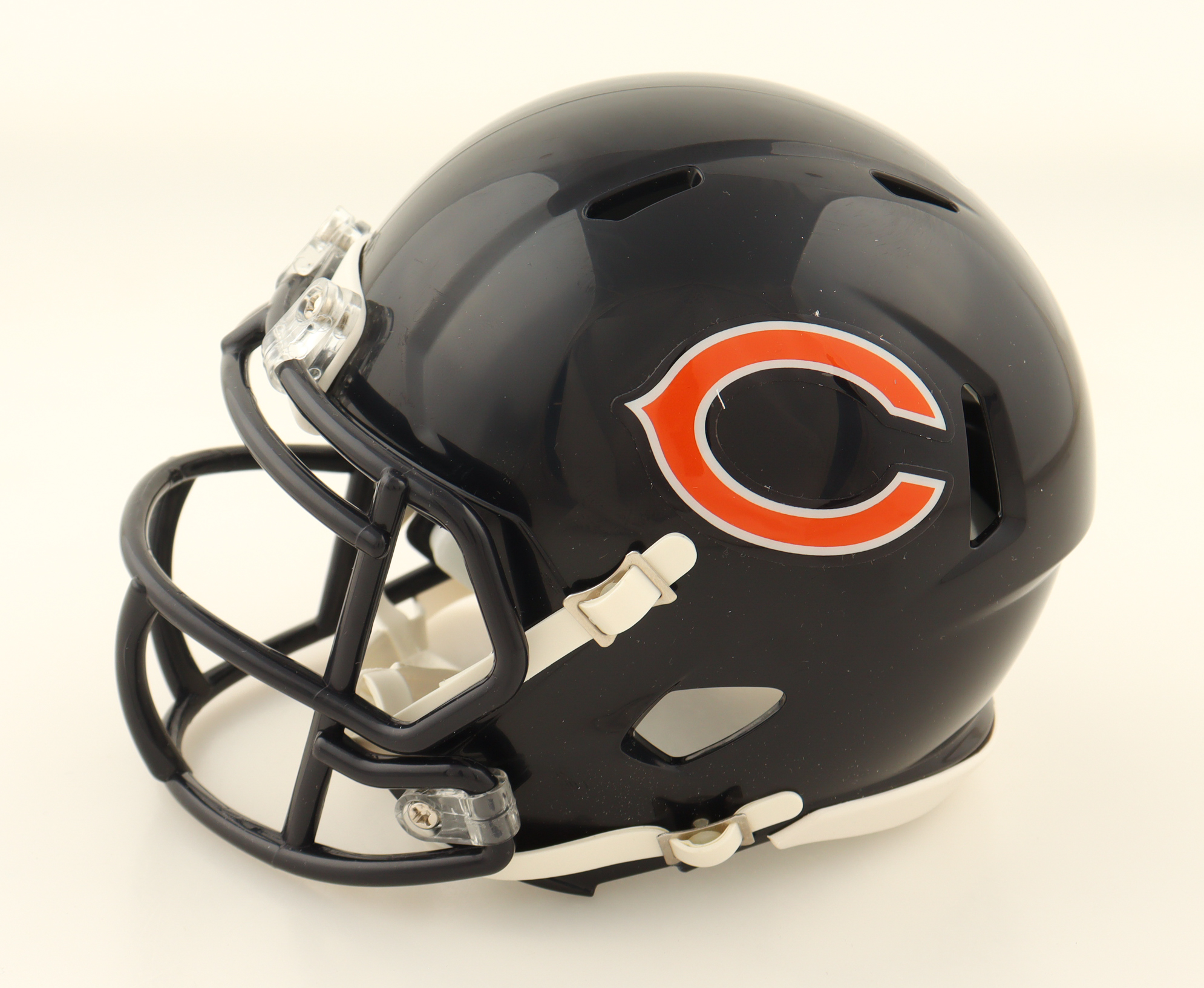 Dan Hampton Signed Bears Speed Mini Helmet Inscribed "HOF 2002" (JSA) at PristineAuction.com Dan Hampton Signed Bears Speed Mini Helmet Inscribed "HOF 2002" (JSA) at PristineAuction.com