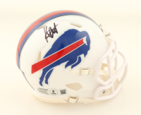 Keon Coleman Signed Bills Speed Mini Helmet (Beckett) at PristineAuction.com