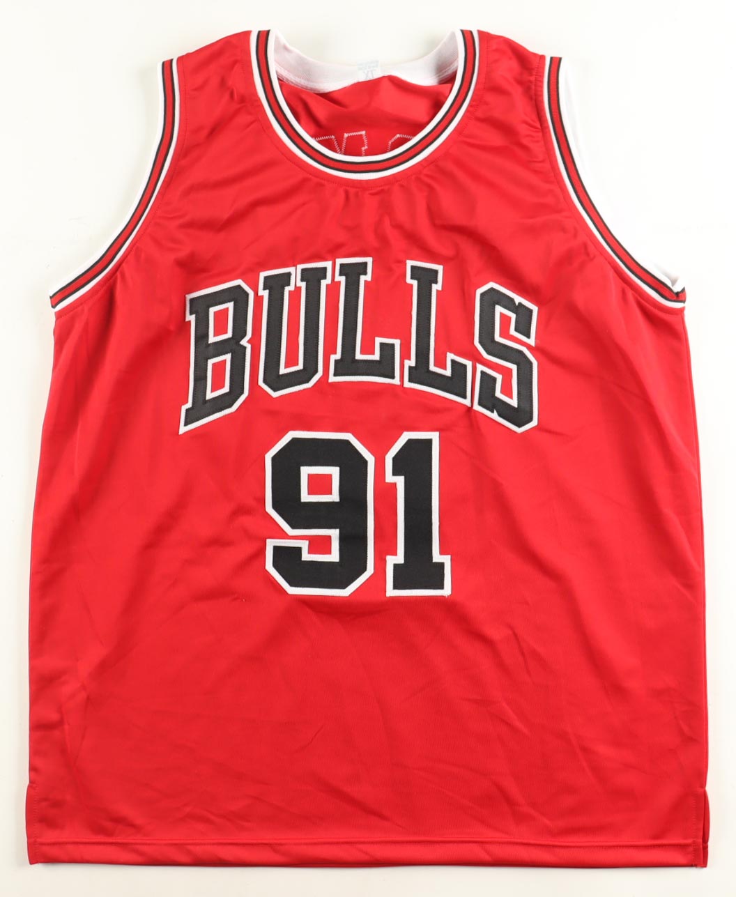 Dennis Rodman Signed Jersey (Authentic Ink) at PristineAuction.com Dennis Rodman Signed Jersey (Authentic Ink) at PristineAuction.com