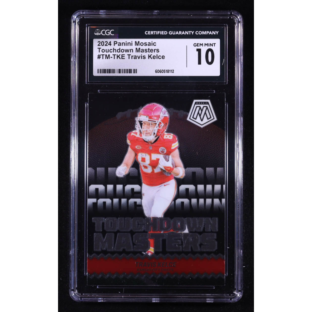 Travis Kelce 2024 Panini Mosaic Touchdown Masters #3 (CGC 10) at PristineAuction.com