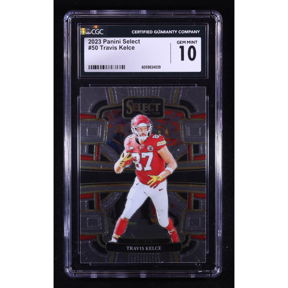 Travis Kelce 2023 Select #50 (CGC 10) at PristineAuction.com