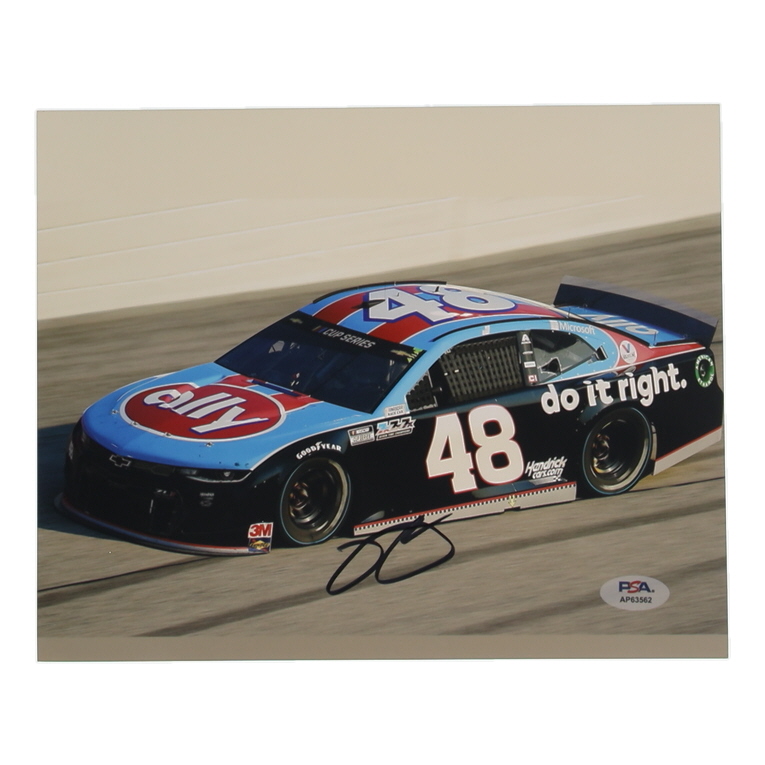 Jimmie Johnson Signed NASCAR 8x10 Photo (PSA) at PristineAuction.com Jimmie Johnson Signed NASCAR 8x10 Photo (PSA) at PristineAuction.com