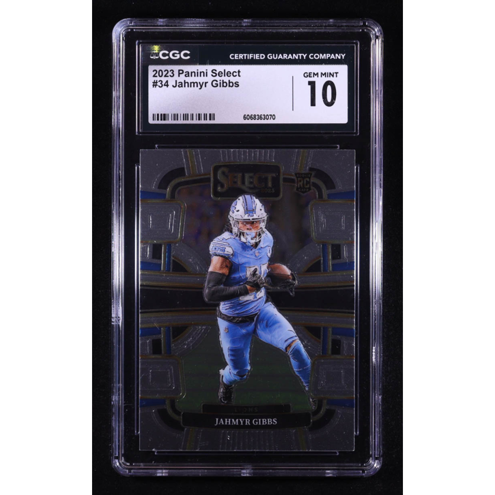 Jahmyr Gibbs 2023 Select #34 RC (CGC 10) at PristineAuction.com