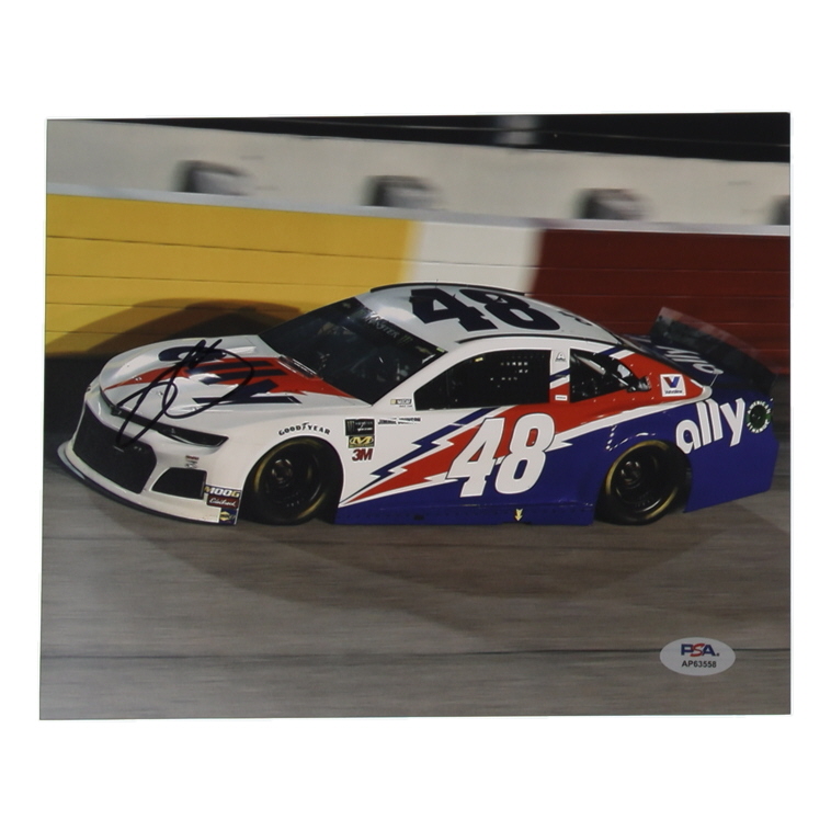 Jimmie Johnson Signed NASCAR 8x10 Photo (PSA) at PristineAuction.com Jimmie Johnson Signed NASCAR 8x10 Photo (PSA) at PristineAuction.com
