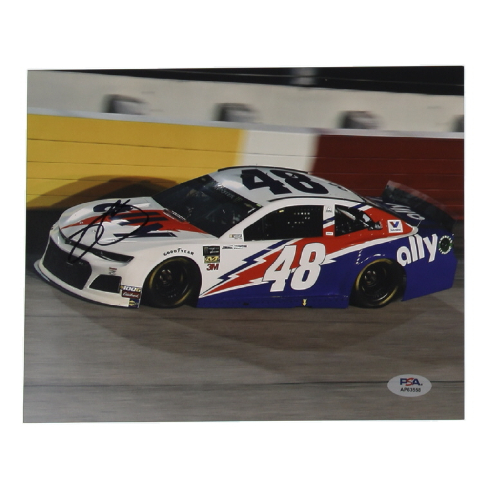 Jimmie Johnson Signed NASCAR 8x10 Photo (PSA) at PristineAuction.com