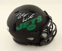 Zach Wilson Signed Jets Eclipse Alternate Speed Mini Helmet (Beckett) at PristineAuction.com