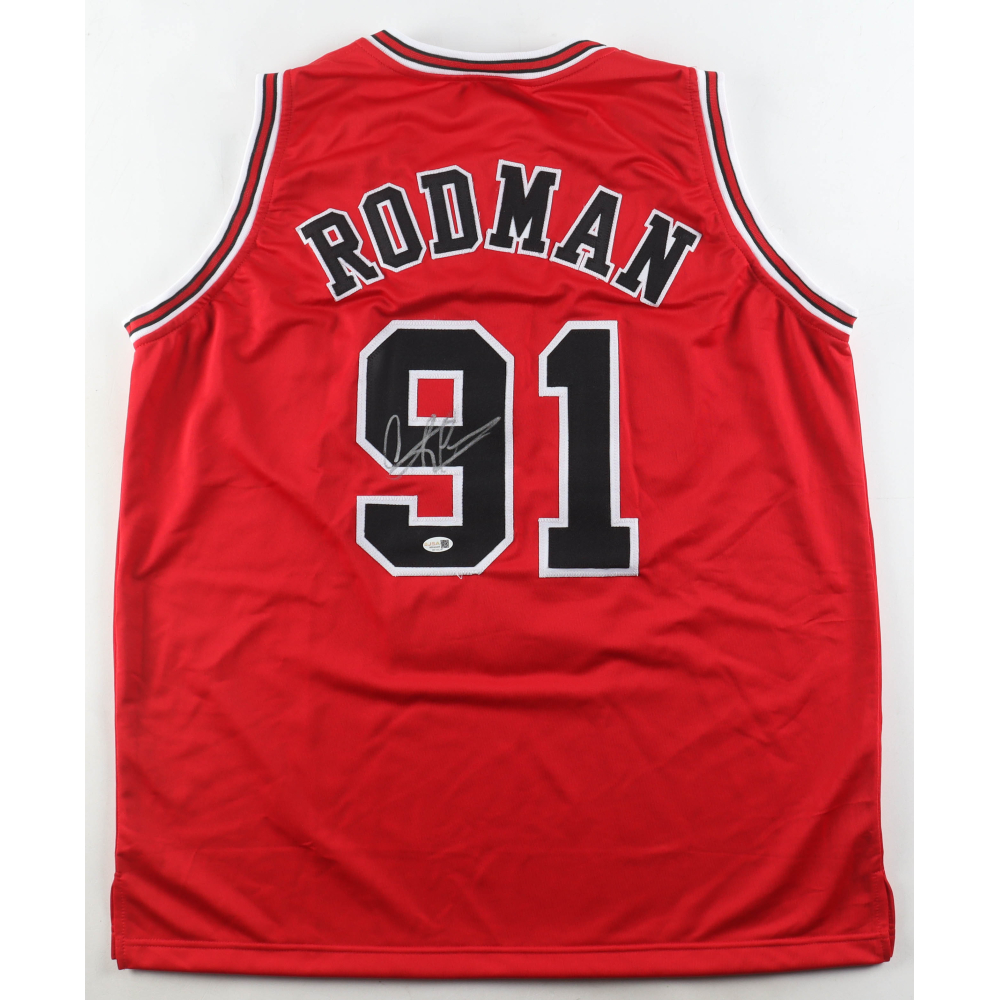 Dennis Rodman Signed Jersey (JSA) at PristineAuction.com