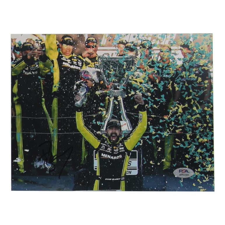 Ryan Blaney Signed NASCAR 8x10 Photo (PSA) at PristineAuction.com Ryan Blaney Signed NASCAR 8x10 Photo (PSA) at PristineAuction.com