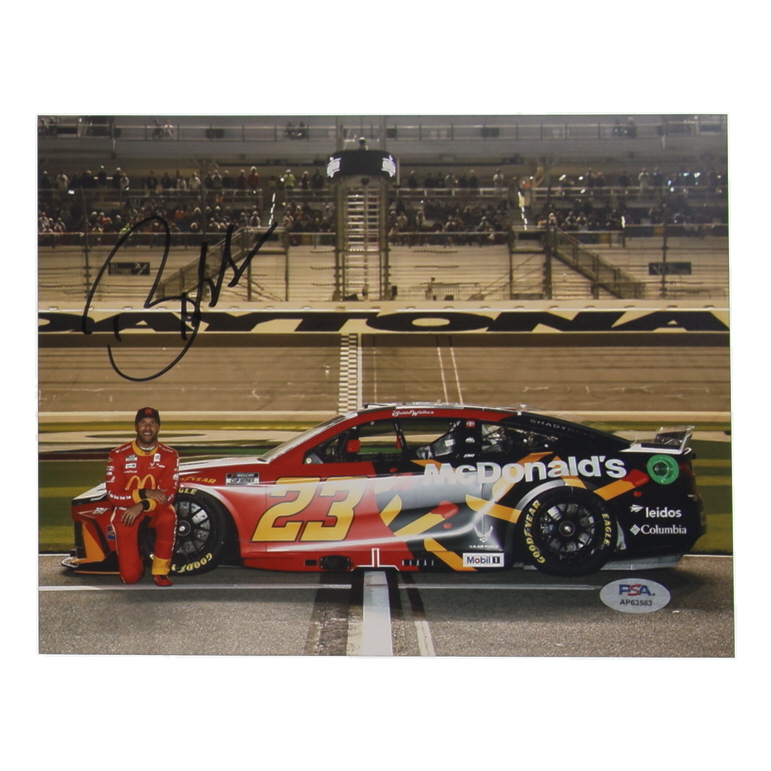 Bubba Wallace Signed NASCAR 8x10 Photo (PSA) at PristineAuction.com Bubba Wallace Signed NASCAR 8x10 Photo (PSA) at PristineAuction.com