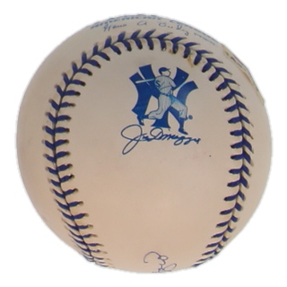 Dom DiMaggio Signed OAL Joe DiMaggio Commemorative Logo Baseball (PSA) at PristineAuction.com Dom DiMaggio Signed OAL Joe DiMaggio Commemorative Logo Baseball (PSA) at PristineAuction.com