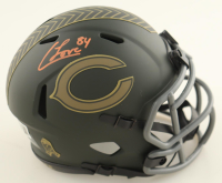 Colston Loveland Signed Bears Salute To Service Alternate Speed Mini Helmet (Beckett) at PristineAuction.com