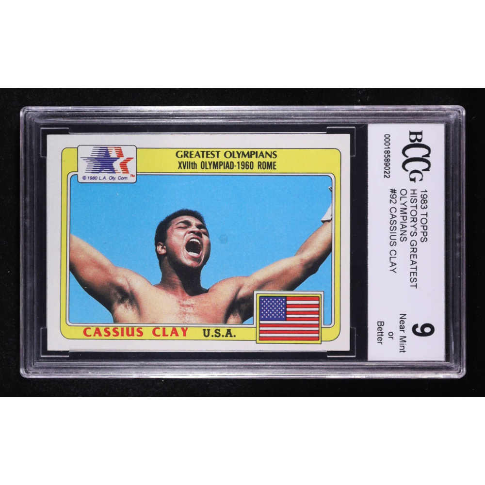 Cassius Clay 1983 Topps History's Greatest Olympians #92 (BCCG 9) at PristineAuction.com