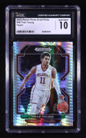 Trae Young 2022-23 Panini Prizm Draft Picks Prizms Hyper #46 (CGC 10) at PristineAuction.com
