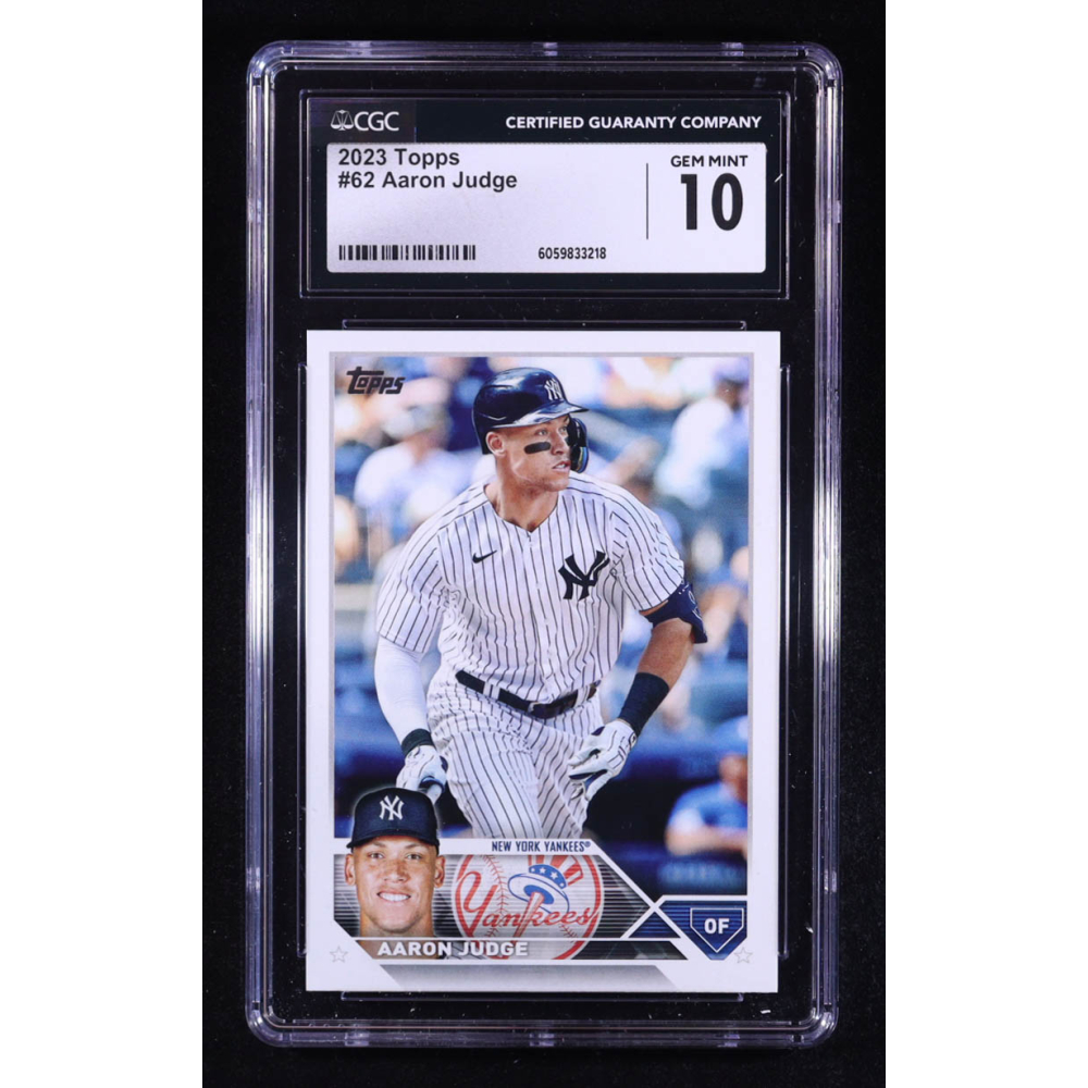 Aaron Judge 2023 Topps #62 (CGC 10) at PristineAuction.com Aaron Judge 2023 Topps #62 (CGC 10) at PristineAuction.com