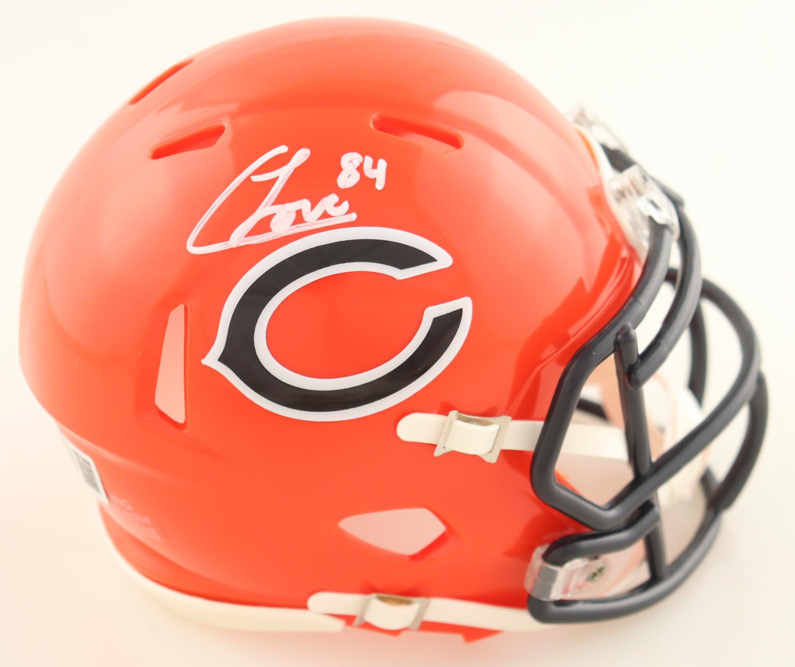 Colston Loveland Signed Bears Speed Mini Helmet (Beckett) at PristineAuction.com Colston Loveland Signed Bears Speed Mini Helmet (Beckett) at PristineAuction.com