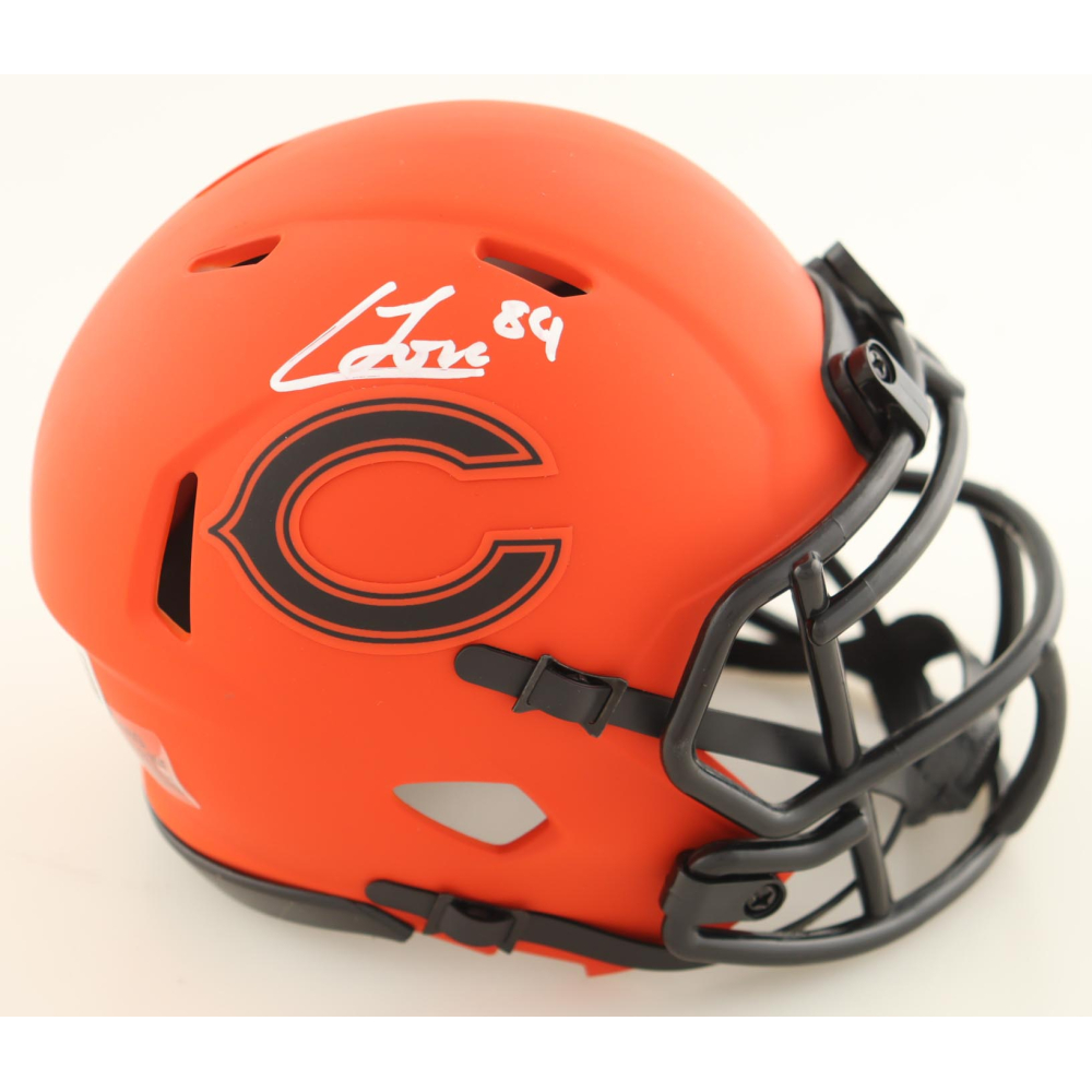 Colston Loveland Signed Bears Rave Alternate Speed Mini Helmet (Beckett) at PristineAuction.com