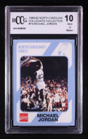 Michael Jordan 1989-90 North Carolina Collegiate Collection #16 (BCCG 10) at PristineAuction.com
