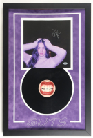 Olivia Rodrigo Signed Custom Framed "Guts" Vinyl Album Cover Display with Record (PSA) at PristineAuction.com