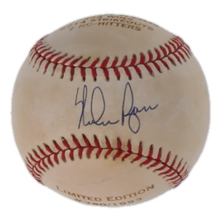 Nolan Ryan Signed LE OAL Player Career Statistics Baseball (JSA) at PristineAuction.com Nolan Ryan Signed LE OAL Player Career Statistics Baseball (JSA) at PristineAuction.com