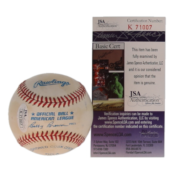 Nolan Ryan Signed LE OAL Player Career Statistics Baseball (JSA) at PristineAuction.com Nolan Ryan Signed LE OAL Player Career Statistics Baseball (JSA) at PristineAuction.com