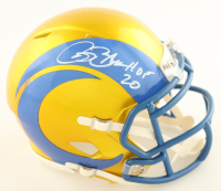 Isaac Bruce Signed Rams Flash Alternate Speed Mini Helmet Inscribed "HOF 20" (Beckett) at PristineAuction.com