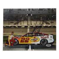 Joey Logano Signed NASCAR 8x10 Photo (PSA) at PristineAuction.com