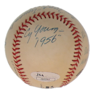 Don Newcombe Signed ONL Baseball with Extensive Career Stat Inscription (JSA) at PristineAuction.com Don Newcombe Signed ONL Baseball with Extensive Career Stat Inscription (JSA) at PristineAuction.com