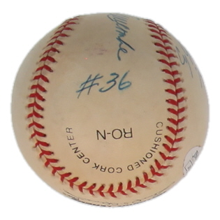 Don Newcombe Signed ONL Baseball with Extensive Career Stat Inscription (JSA) at PristineAuction.com Don Newcombe Signed ONL Baseball with Extensive Career Stat Inscription (JSA) at PristineAuction.com