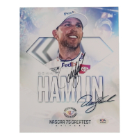 Denny Hamlin Signed NASCAR 8x10 Photo (PSA) at PristineAuction.com