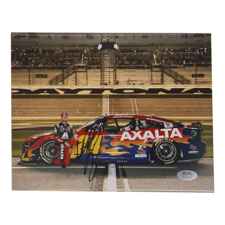 William Byron Signed NASCAR 8x10 Photo (PSA) at PristineAuction.com William Byron Signed NASCAR 8x10 Photo (PSA) at PristineAuction.com