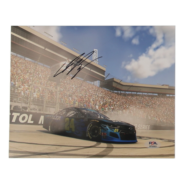 William Byron Signed NASCAR 8x10 Photo (PSA) at PristineAuction.com William Byron Signed NASCAR 8x10 Photo (PSA) at PristineAuction.com