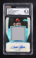 Pete Rose 2017 Leaf Q Memorabilia Autographs Spectrum Blue #AMPR1 #2/5 (CGC 9.5 | Autograph Graded 10) at PristineAuction.com