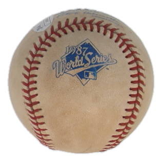 John Tudor Signed 1987 World Series Logo Baseball (JSA) at PristineAuction.com John Tudor Signed 1987 World Series Logo Baseball (JSA) at PristineAuction.com