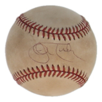 John Tudor Signed 1987 World Series Logo Baseball (JSA) at PristineAuction.com